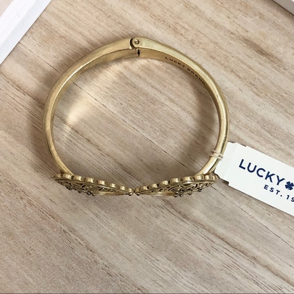 Lucky Brand Openwork Hinge Cuff - new - Picture 4 of 6